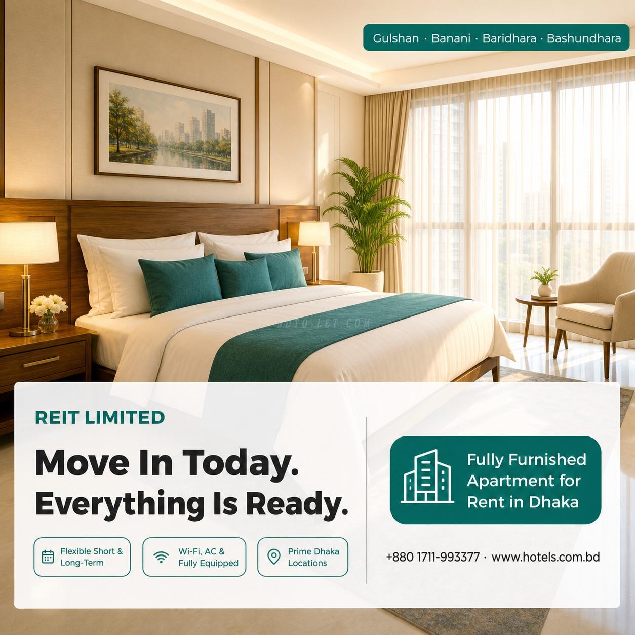 Flat / Apartment Rent At Bashundhara R/A