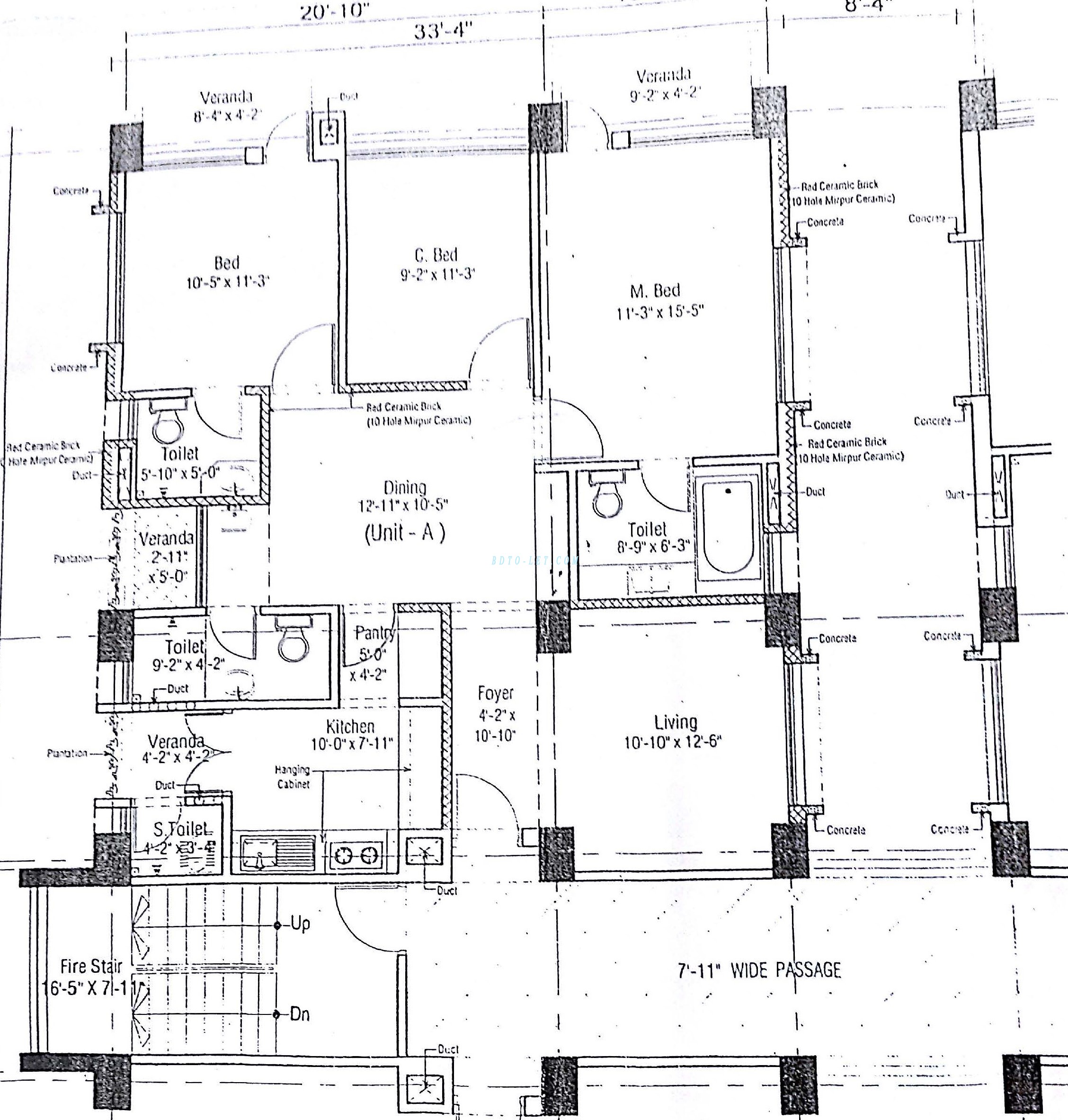 Flat / Apartment Rent At Mirpur